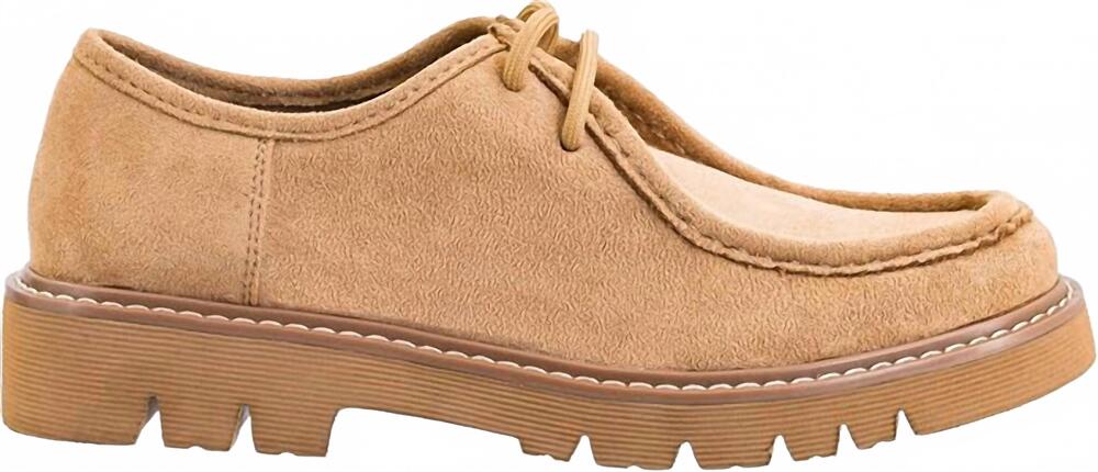NEW CORKYS FOOTWEAR women's fall for it shoe in camel faux suede